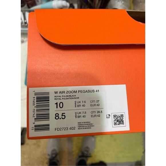 New Nike Women's Competition Running Shoes Road, Royal Pulse Black Size 10 - Picture 8 of 8